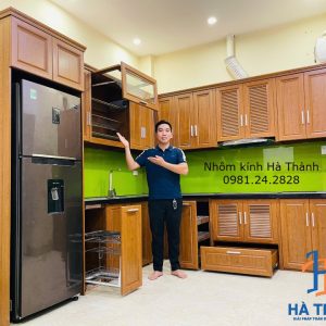 Tủ bếp nhôm nội thất Omega