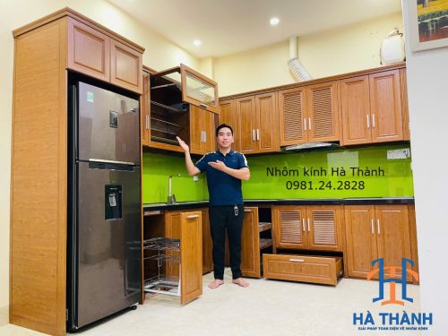 Tủ bếp nhôm nội thất Omega