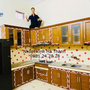 Tủ bếp nhôm nội thất Hà Nội