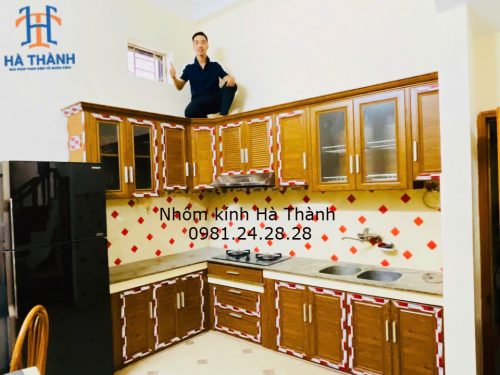 Tủ bếp nhôm nội thất Hà Nội