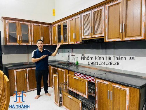 Tủ bếp nhôm nội thất Omega