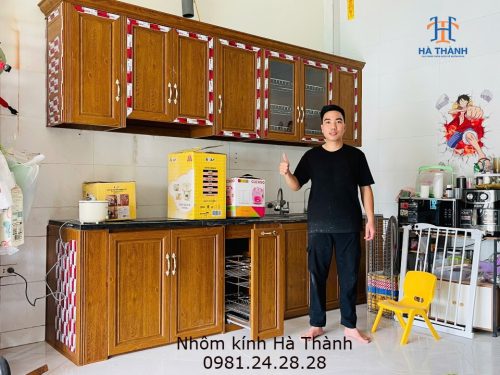 Tủ bếp nhôm nội thất Omega